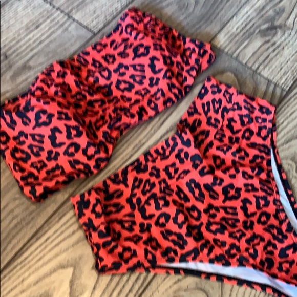 Pink Leopard Cheeky High Waist Bikini - Picture 4 of 7